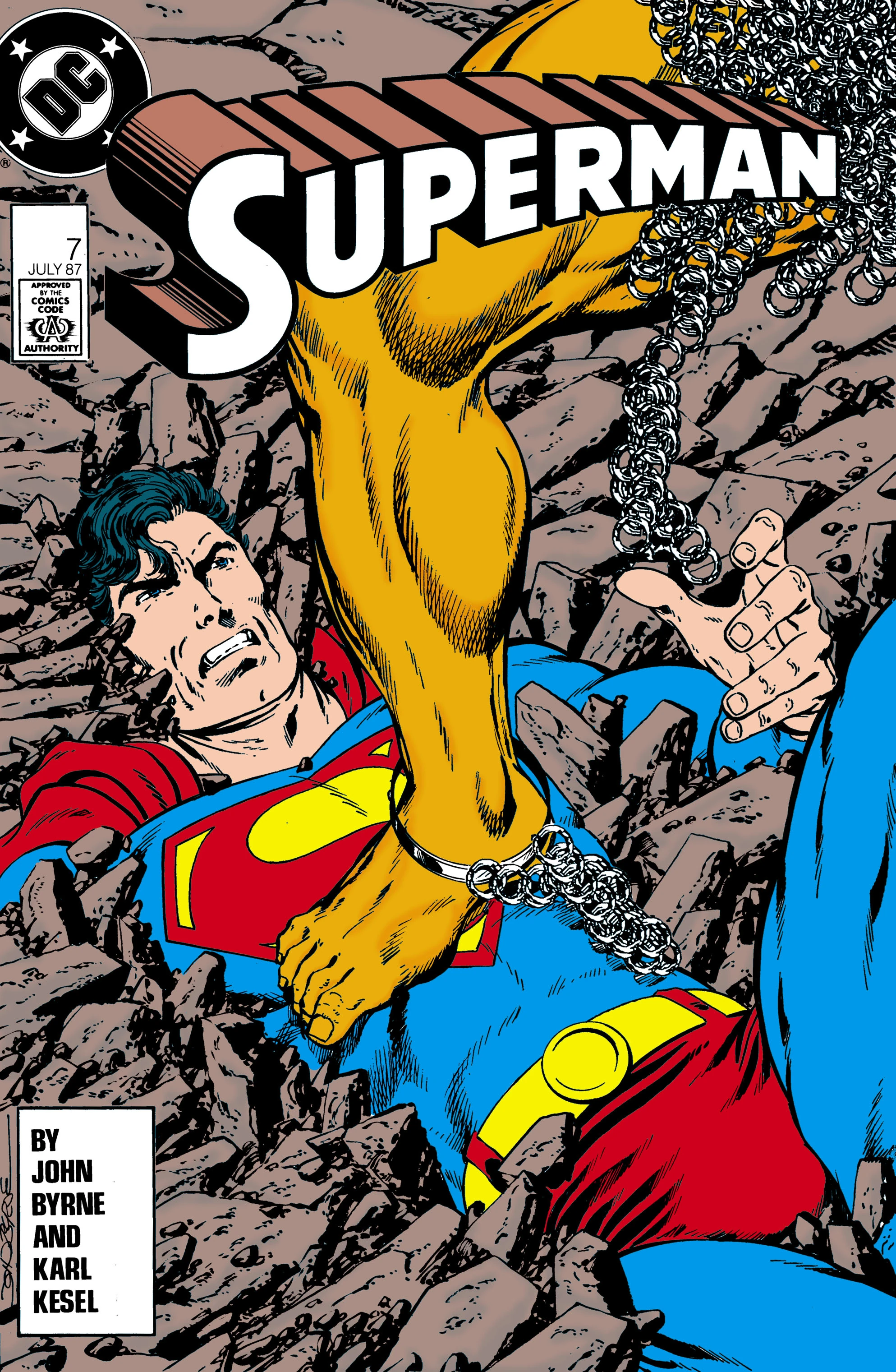 Superman #7 (DC, 1987 — Cover A) cover